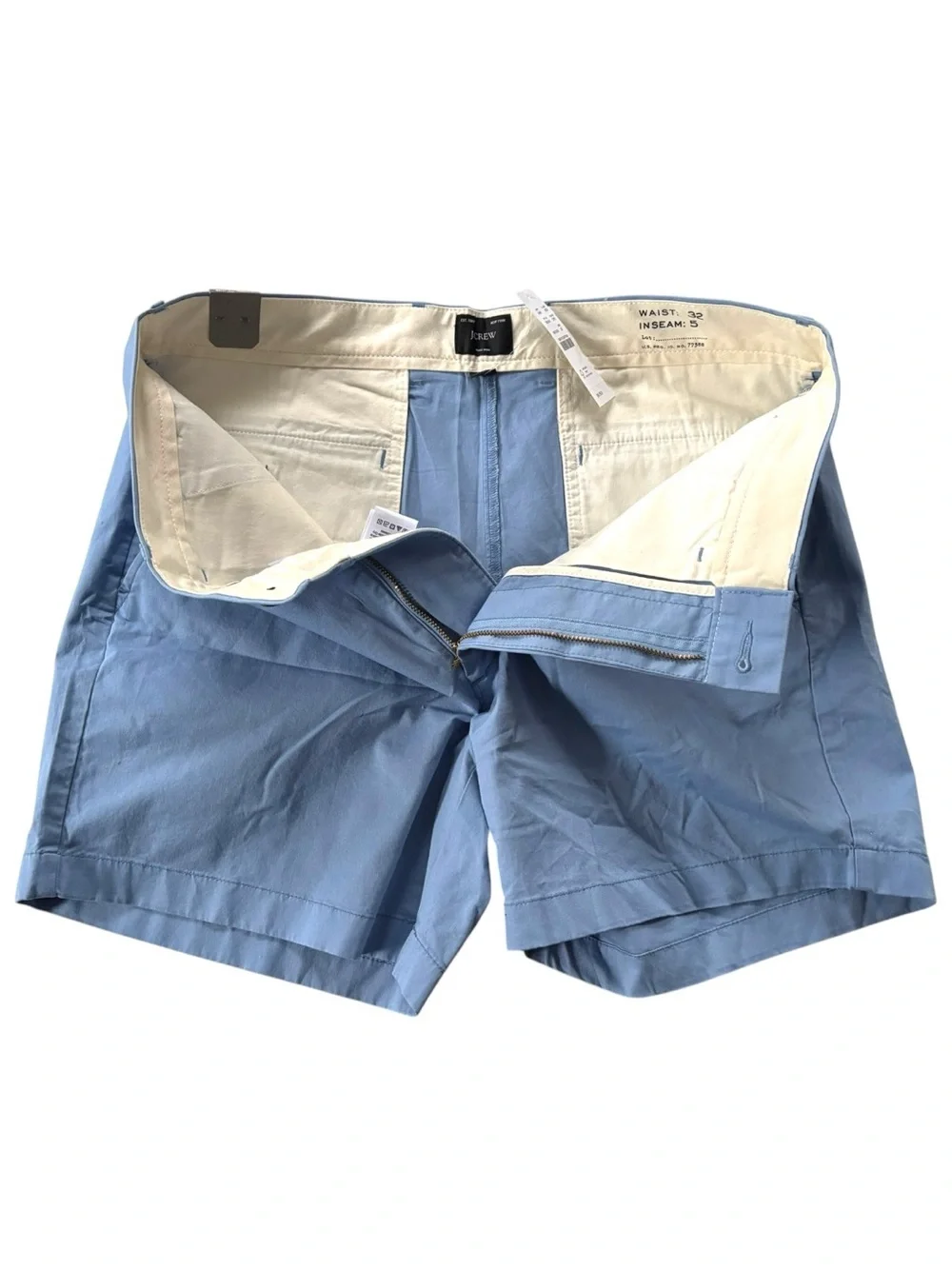 J. Crew Re-Imagined 5” stretch chino men’s shorts lot of 3 green,blue,stone| W32